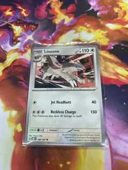 Linoone 168/197 Sv03: Obsidian Flames Regular NM-Mint Pokemon Card TCG - Image 3