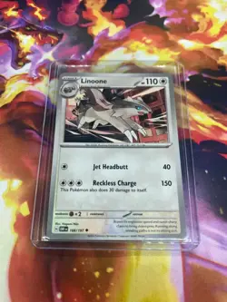 Linoone 168/197 Sv03: Obsidian Flames Regular NM-Mint Pokemon Card TCG - Image 5