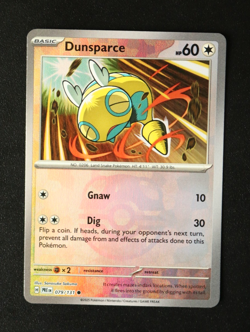 Pokemon Card - Dunsparce 079/131 Master Ball Reverse Prismatic Evolutions - NM ⭐ - Image 1