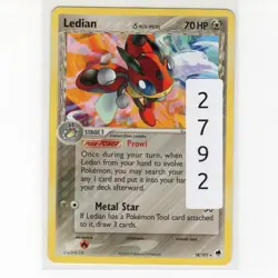 Pokemon TCG Ledian 18/101 EX Dragon Frontiers Regular Rare Card EN-MP 2006 - Image 3