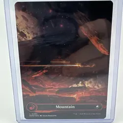 Mountain 0265 (Borderless Galaxy Foil) Land MTG Edge of Eternities - Image 1