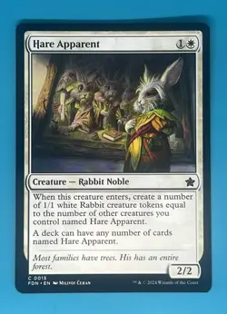 Mtg Hare Apparent Foundations Regular - Image 1
