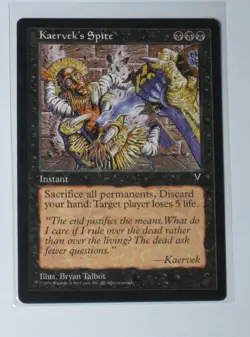 Kaervek's Spite - Visions - MTG Magic the Gathering - Image 1