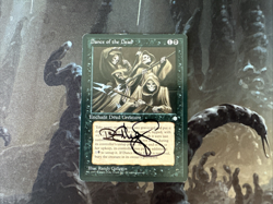 MTG Dance of the Dead - Ice Age - Signed - Image 1