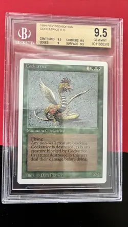 1 Cockatrice - Revised 3rd Edition - BGS 9.5 - MtG FREE SHIPPING - Image 1