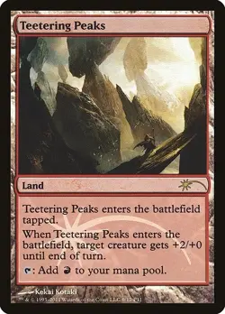 Teetering Peaks - Foil Set Friday Night Magic 2011 - MTG - Image 1