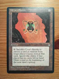 Urza's Bauble MtG Ice Age Magic The Gathering - Image 1