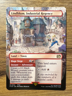 Magic MTG Final Fantasy Lindblum, Industrial Regency #312 *NON-FOIL* Borderless - Image 1