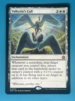 Mtg Valkyrie's Call Foundations Regular - Image 1