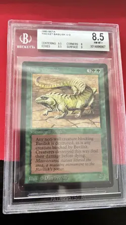 1 Thicket Basilisk - Beta - BGS 8.5 - MtG FREE SHIPPING - Image 1