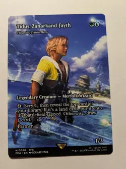 Tidus, Zanarkand Fayth - Thrasios, Triton Hero (Showcase) Final Fantasy MtG Ages - Image 1