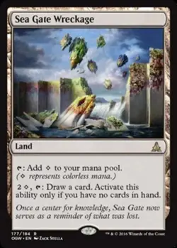 Sea Gate Wreckage - Foil - Oath of the Gatewatch #177/184 MTG Magic The Gatherin - Image 1