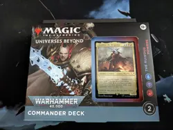 New and Sealed!! MTG Warhammer 40K Commander Deck - The Ruinous Powers - Image 1