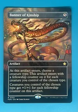 Mtg Banner of Kinship (Borderless) Foundations Regular - Image 1