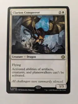 Clarion Conqueror Tarkir: Dragonstorm Regular MtG 0005 - Image 1