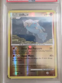 2009 POKEMON PLATINUM SUPREME VICTORS #SH8 RELICANTH-REVERSE FOIL PSA 6 - Image 4