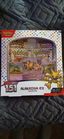 pokemon 151 alakazam ex collection box factory sealed - Image 1