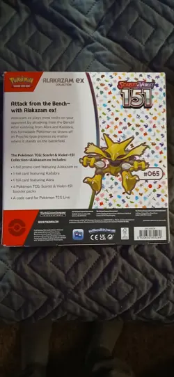 pokemon 151 alakazam ex collection box factory sealed - Image 2