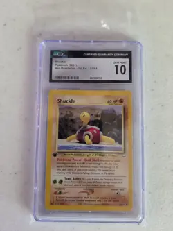 Pokemon TCG Shuckle 51/64 Neo Revelation Regular CGC Gem Mint 10 - Image 1