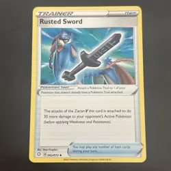 Rusted Sword 062/072 Regular Uncommon SWSH: Shining Fates Pokemon TCG 2021 - Image 1