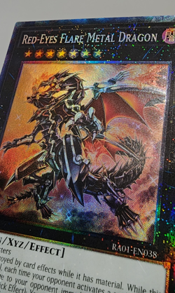 Yugioh! Red-Eyes Flare Metal Dragon RA01-EN038 Collectors Rare 1st ED (LP) - Image 4