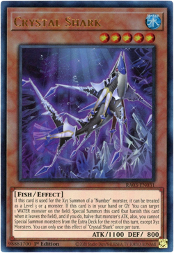 Yugioh! Crystal Shark - RA03-EN031 - Prismatic Ultimate Rare (PUR) NM/M - Image 1