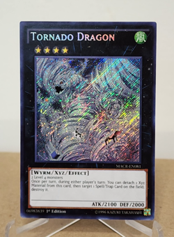 Yugioh! Tornado Dragon MACR-EN081 Secret Rare 1st Edition (LP) - Image 1