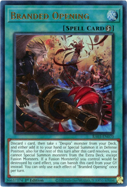 Yugioh! Branded Opening - RA03-EN070 - Prismatic Ultimate Rare (PUR) NM/M - Image 1