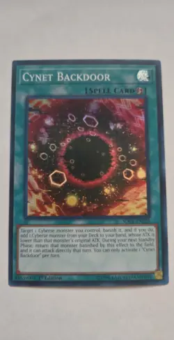 Cynet Backdoor - SDCL-EN023 - NM/VLP - Super Rare - 1st ed - Yugioh - Image 1