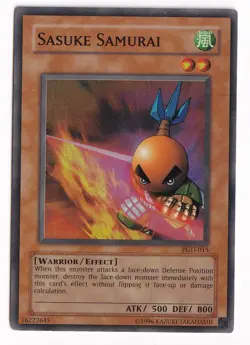 | Yugioh Sasuke Samurai PGD-015 1st Edition Super Rare Pharaonic Guardian HP - Image 1