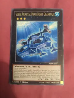 Yugioh Super Quantal Mech Beast Grampulse WIRA-EN034 1st Edition Rare NM - Image 1
