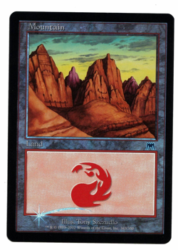 Magic the Gathering MTG Card: Mountain FOIL 343/350 Onslaught Rare! NM - Image 1