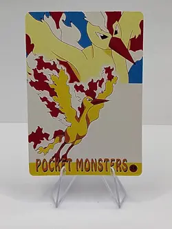 Vintage Pokemon Vending Machine Sticker Card #60 Butterfree Moltres - Image 2