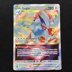 Lugia VSTAR 139/195 Pokemon TCG Silver Tempest Sword & Shield Ultra Rare Card NM - Image 1