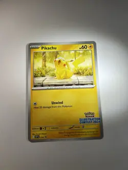 Pikachu -Illustration Contest 2024) 214 Sv: Scarlet & Violet Promo Card - Image 1