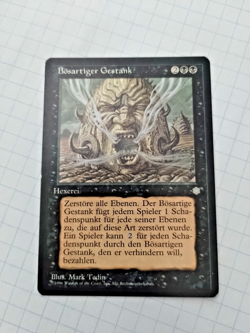 MTG German Stench of Evil (Bosartiger Gestank) Ice Age Reg. - Bit of Edge Wear - Image 1
