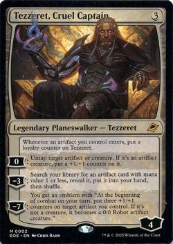 Tezzeret, Cruel Captain (Edge of Eternities) [EoE] (MTG) Magic the Gathering 002 - Image 1