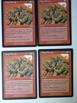 Mogg Salvage x4 - Nemesis - MTG Magic the Gathering - Image 1