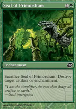 MTG magic cards 1x Seal of Primordium Planar Chaos Light Play, English - Image 1