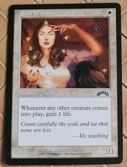 Soul Warden Exodus Regular NM Near Mint MTG - Image 1