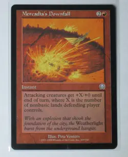 Mercadia's Downfall - Mercadian Masques - MTG Magic the Gathering - Image 1