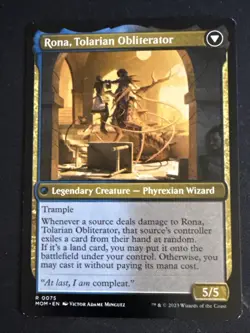1x Rona, Herald of Invasion (0075) March of the Machines LP MTG Magic x1 MKE - Image 2