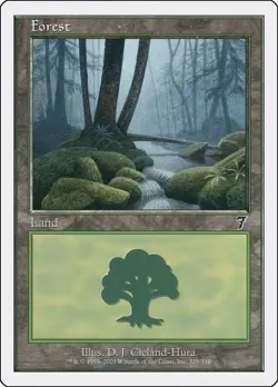 Forest (328) 7th Edition MTG - Image 1