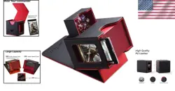 Versatile Card Deck Box with Dice Tray & Magnetic Closure for MTG Commanders - Image 2