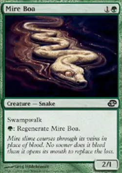 MTG magic cards 2x Mire Boa Planar Chaos NM-Mint, English - Image 1