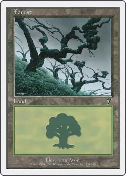Forest (331) 7th Edition MTG - Image 1