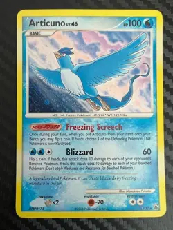 Pokemon TCG Articuno 1/100 Diamond & Pearl Majestic Dawn Holo Rare MP/HP - Image 1