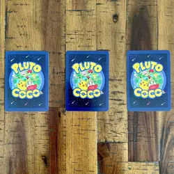 Pluto Coco Pokemon fan art DEAL Pikachu Buffachu #35 Genga #17 Hall of Fame #01 - Image 2