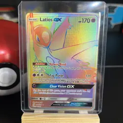 Pokemon Latios GX 243/236 Unified Minds Secret Rare Full Art Holo - Image 1
