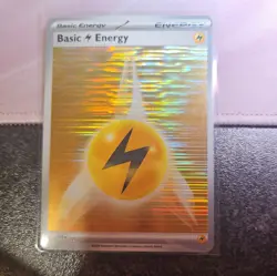 Pokemon - SVE020 - Basic Lightning Energy - Holo - White Flare/Black Bolt - Image 1